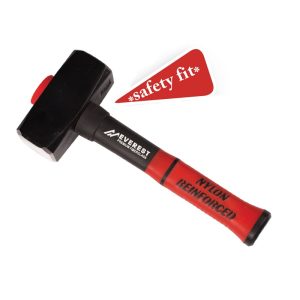 Moker Vuisthamer 1500g, fiberglassteel 30 cm